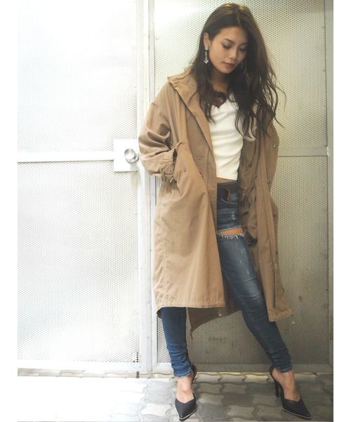 Gyda ジェイダ の ヴィンテージロングミリタリーコート その他アウター Wear