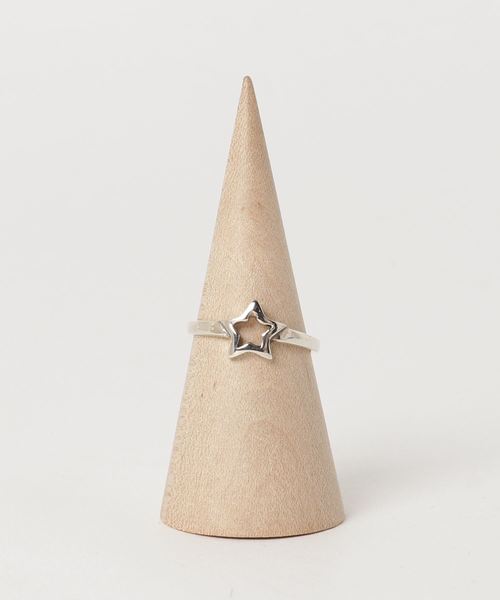YArKA(ヤーカ)の「【YArKA】star ring(リング・レディース・シルバー・#13/#11)」の3枚目の写真