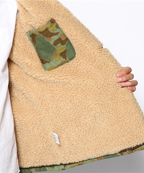BEAMS（ビームス）の「orslow / CAMOUFLAGE BOA JACKET（ブルゾン