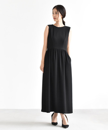 kaene | ウエストギャザーマキシワンピース(ドレス)