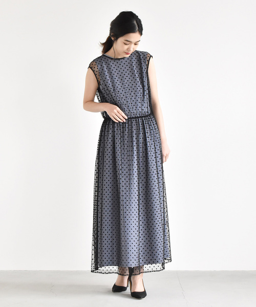 kaene（カエン）の「ウエストギャザーマキシワンピース（ドレス・レディース・ライトグレー/ブラック/オレンジ系その他/グリーン系その他/ピンク/ブルー系その他/グレー・FREE）」の10枚目の写真