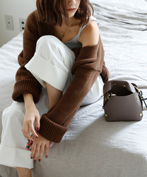 marjour | STRING KNIT CARDIGAN(カーディガン/ボレロ)