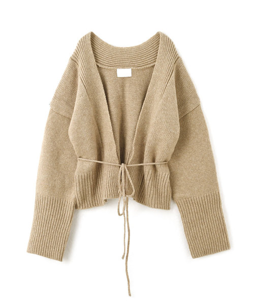 marjour(マージュール)の「STRING KNIT CARDIGAN(カーディガン/ボレロ・レディース・ブラウン/ベージュ・MEDIUM)」の13枚目の写真