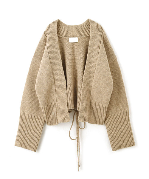 marjour(マージュール)の「STRING KNIT CARDIGAN(カーディガン/ボレロ・レディース・ブラウン/ベージュ・MEDIUM)」の16枚目の写真
