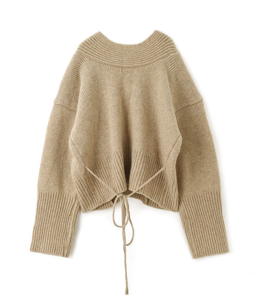 marjour(マージュール)の「STRING KNIT CARDIGAN(カーディガン/ボレロ・レディース・ブラウン/ベージュ・MEDIUM)」の10枚目の写真