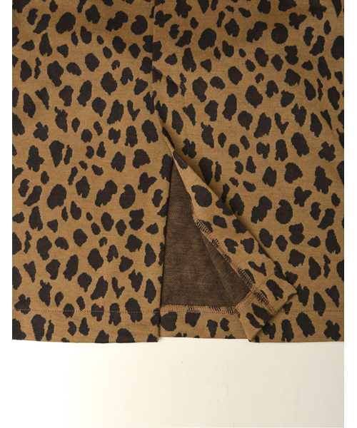Re:EDIT（リエディ）の「レオパード柄カットジャガードロングタイトスカート（スカート・レディース・ホワイト/ブラウン/ブラック・LARGE/MEDIUM/SMALL）」の12枚目の写真