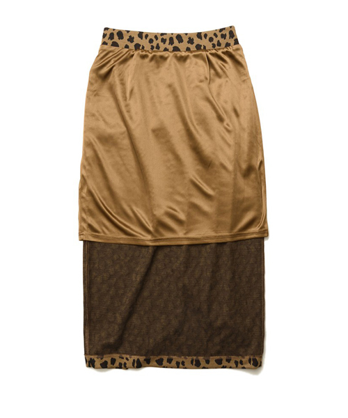 Re:EDIT（リエディ）の「レオパード柄カットジャガードロングタイトスカート（スカート・レディース・ホワイト/ブラウン/ブラック・LARGE/MEDIUM/SMALL）」の18枚目の写真