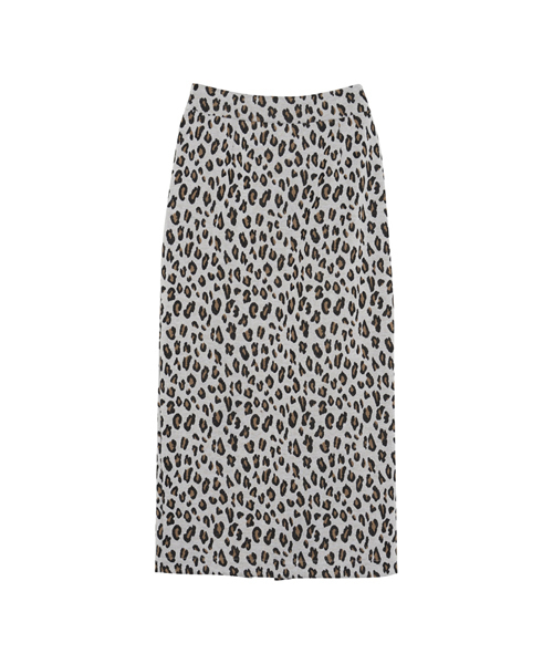 Re:EDIT（リエディ）の「レオパード柄カットジャガードロングタイトスカート（スカート・レディース・ホワイト/ブラウン/ブラック・LARGE/MEDIUM/SMALL）」の8枚目の写真