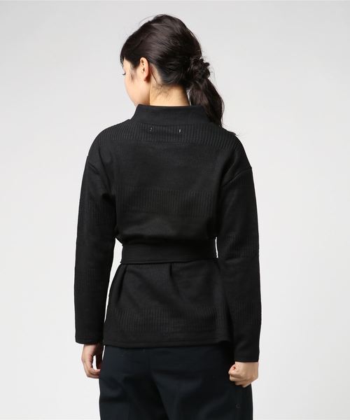 KOBE LETTUCE（コウベレタス）の「ベルト付きプチハイネックモックネックリブカットソートップス＊レディース/セットアップ/ベルトセット[C3515]神戸レタス（Tシャツ/カットソー・レディース・ブラック/グレー/ピンク系その他・FREE）」の4枚目の写真