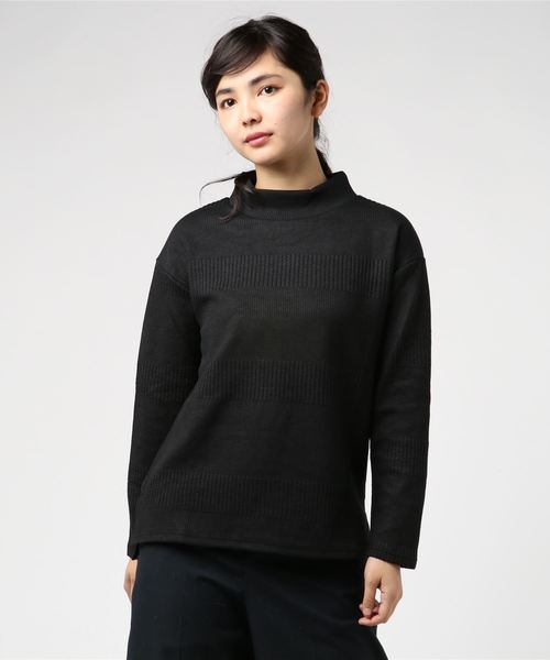 KOBE LETTUCE（コウベレタス）の「ベルト付きプチハイネックモックネックリブカットソートップス＊レディース/セットアップ/ベルトセット[C3515]神戸レタス（Tシャツ/カットソー・レディース・ブラック/グレー/ピンク系その他・FREE）」の6枚目の写真