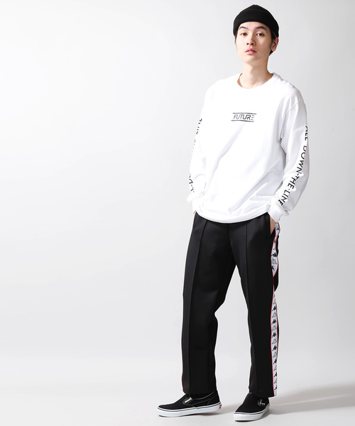 Kappa(カッパ)の「∴WEGO/Kappa別注ロゴラインパンツ(その他パンツ・メンズ・ブラック/ブラック系その他・MEDIUM/LARGE)」の15枚目の写真
