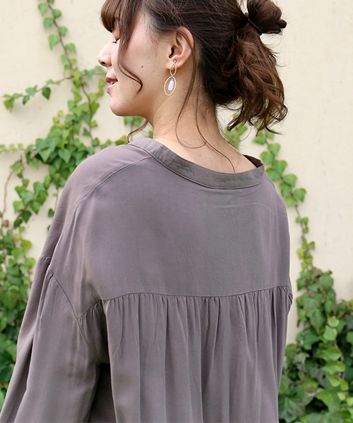 n'ee-ne（ネーネ）の「ロングワンピース（ワンピース・レディース・ブラック/ダークアッシュ/ネイビー・M/L/LL）」の17枚目の写真