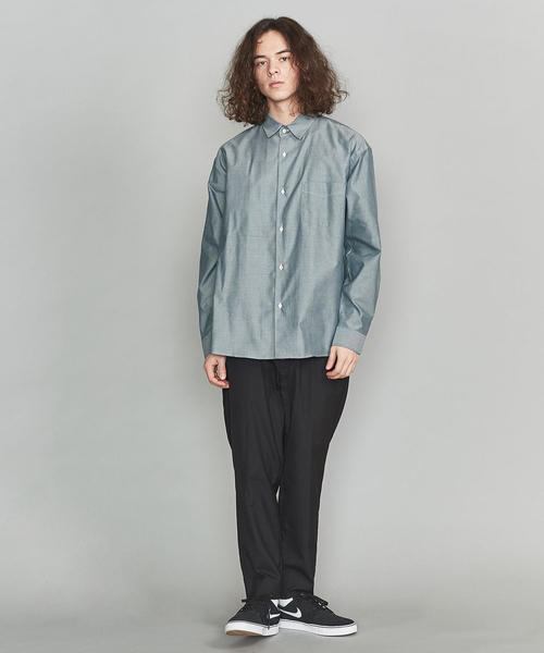 shuttle notes（シャトルノーツ）の「【別注】＜SHUTTLE NOTES＞ OX REG SHT/シャツ（シャツ/ブラウス・メンズ・ライトブルー/ケリー/ホワイト・SMALL/X-LARGE/LARGE/MEDIUM）」の7枚目の写真