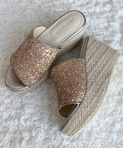 apres jour（アプレジュール）の「キラキラ厚底サンダル【ZOZOTOWN限定アイテム】（サンダル・レディース・ブラック/シルバー/ゴールド・SMALL/MEDIUM/LARGE）」の13枚目の写真