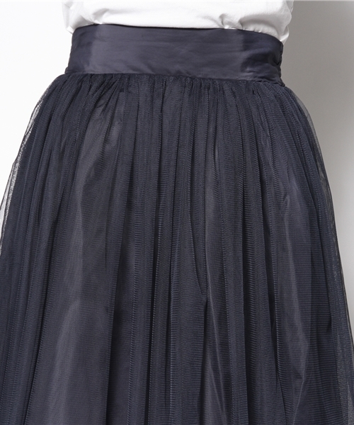 Chico(チコ)の「チュールボリュームSKT(スカート・レディース・ホワイト/ネイビー・FREE)」の11枚目の写真