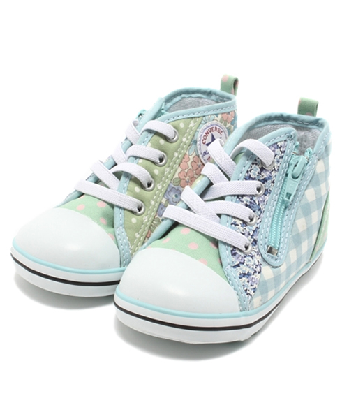 CONVERSE（コンバース）の「BABY ALL STAR PALE-PIECE RZ/ベビー オールスター ペールピース RZ（スニーカー・キッズ・ブルー/ピンク・14.5㎝/14cm/12.5cm/15cm/13cm/13.5㎝/12cm）」の2枚目の写真