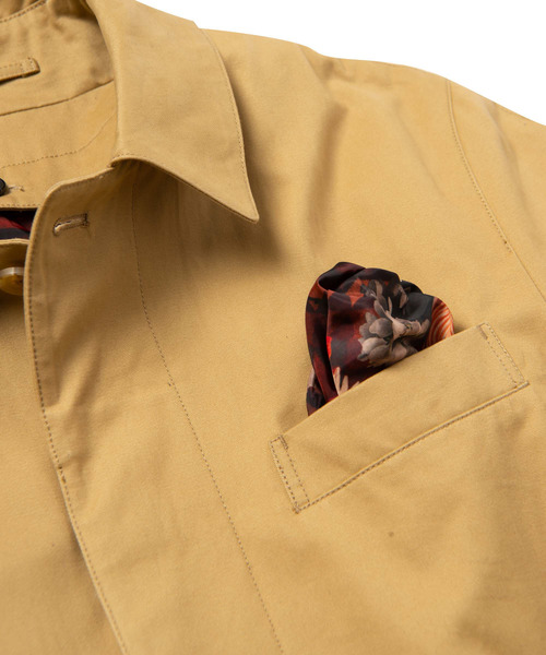 glamb(グラム)の「Dorber soutien collar coat / ドーバーステンカラーコート(ステンカラーコート・メンズ・ベージュ/ブラック・2/4/3/0/1)」の10枚目の写真