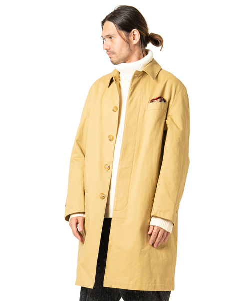 glamb(グラム)の「Dorber soutien collar coat / ドーバーステンカラーコート(ステンカラーコート・メンズ・ベージュ/ブラック・2/4/3/0/1)」の13枚目の写真