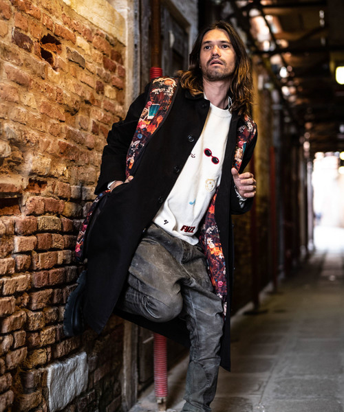 glamb(グラム)の「Dorber soutien collar coat / ドーバーステンカラーコート(ステンカラーコート・メンズ・ベージュ/ブラック・2/4/3/0/1)」の19枚目の写真