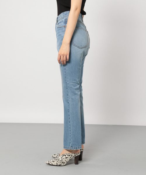 PAGEBOY（ページボーイ）の「フレアジーンズ（デニムパンツ・レディース・ブラック/サックスブルー/ライトブルー・SMALL/MEDIUM/LARGE）」の14枚目の写真