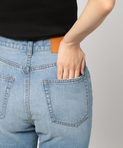 H.G. JEANS ブルーフレアジーンズ GU - GU フレアジーンズ Mサイズ ブルーの通販 by odette's shop