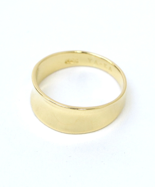 YArKA（ヤーカ）の「【YArKA/ヤーカ】silver925 simple  ring[dt] /シンプル凹みリング シルバー925（リング・レディース・シルバー/ゴールド・#13/#9/#11/#15）」の5枚目の写真