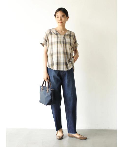 AMERICAN HOLIC(アメリカンホリック)の「マムデニムパンツ *(デニムパンツ・レディース・インディゴブルー/ワンウォッシュ・S/M/L)」の17枚目の写真