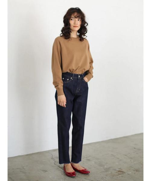 AMERICAN HOLIC(アメリカンホリック)の「マムデニムパンツ *(デニムパンツ・レディース・インディゴブルー/ワンウォッシュ・S/M/L)」の11枚目の写真