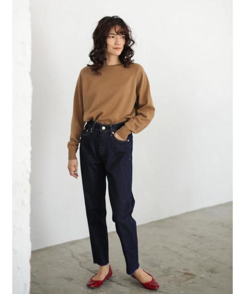 AMERICAN HOLIC(アメリカンホリック)の「マムデニムパンツ *(デニムパンツ・レディース・インディゴブルー/ワンウォッシュ・S/M/L)」の10枚目の写真