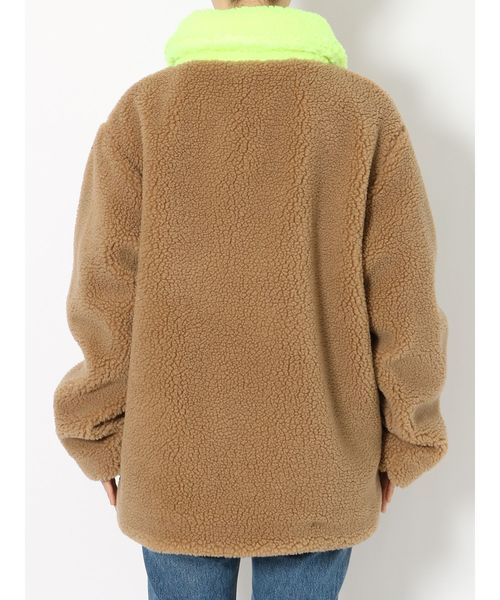 jouetie（ジュエティ）の「ボアジップジャケット（その他アウター・レディース・ブラック/ベージュ/オフホワイト/オレンジ・MEDIUM）」の13枚目の写真