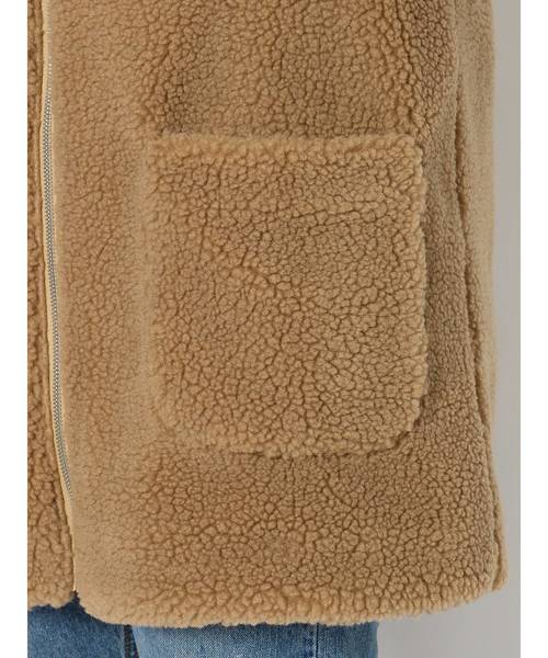 jouetie（ジュエティ）の「ボアジップジャケット（その他アウター・レディース・ブラック/ベージュ/オフホワイト/オレンジ・MEDIUM）」の17枚目の写真