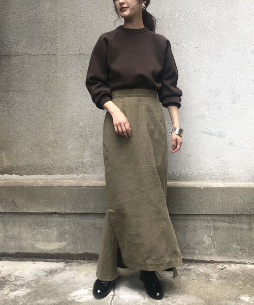 &g'aime（アンジェム）の「【＆g'aime】サイドスリットロングスリーブニット（ニット/セーター・レディース・ブラック/ブラウン/グレイッシュベージュ・FREE）」の8枚目の写真