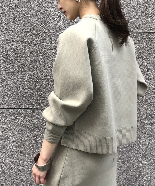 &g'aime（アンジェム）の「【＆g'aime】サイドスリットロングスリーブニット（ニット/セーター・レディース・ブラック/ブラウン/グレイッシュベージュ・FREE）」の15枚目の写真