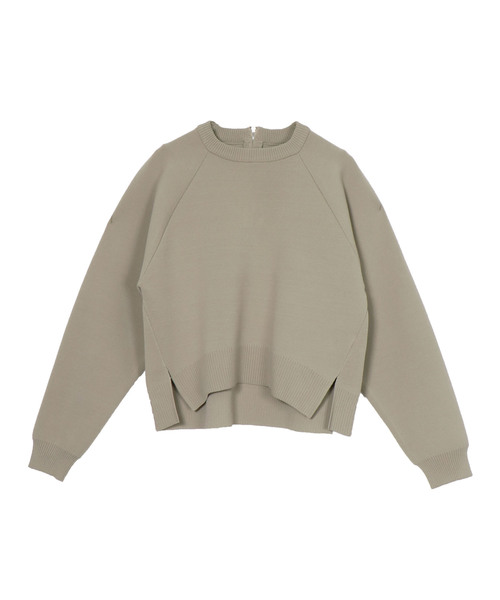 &g'aime（アンジェム）の「【＆g'aime】サイドスリットロングスリーブニット（ニット/セーター・レディース・ブラック/ブラウン/グレイッシュベージュ・FREE）」の17枚目の写真