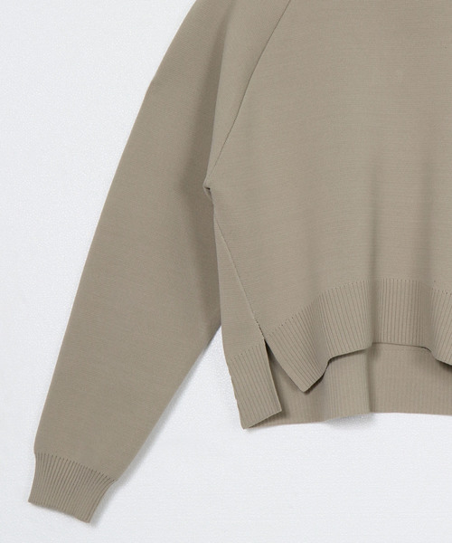 &g'aime（アンジェム）の「【＆g'aime】サイドスリットロングスリーブニット（ニット/セーター・レディース・ブラック/ブラウン/グレイッシュベージュ・FREE）」の19枚目の写真