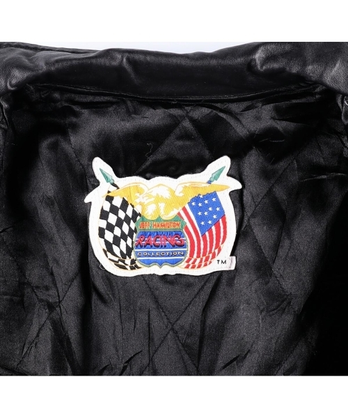 ブランド古着】レザーレーシングジャケット（その他アウター