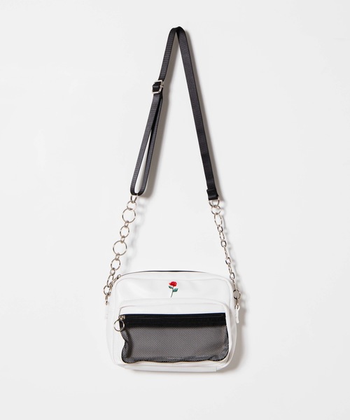 WEGO（ウィゴー）の「WEGO/リングチェーンワンポイントショルダーバッグ（ショルダーバッグ・レディース・シルバー/ブラック/パープル/ホワイト・FREE）」の10枚目の写真