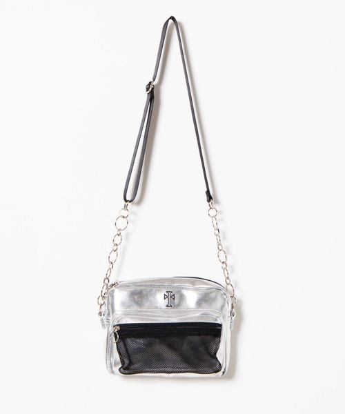 WEGO（ウィゴー）の「WEGO/リングチェーンワンポイントショルダーバッグ（ショルダーバッグ・レディース・シルバー/ブラック/パープル/ホワイト・FREE）」の11枚目の写真