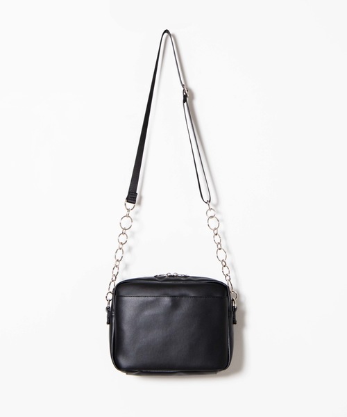 WEGO（ウィゴー）の「WEGO/リングチェーンワンポイントショルダーバッグ（ショルダーバッグ・レディース・シルバー/ブラック/パープル/ホワイト・FREE）」の13枚目の写真