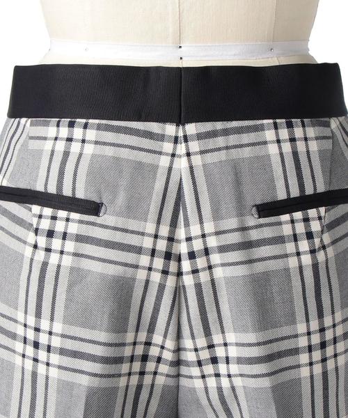 Drawer（ドゥロワー）の「Drawer コットンタータンチェックパンツ