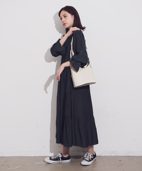 Aunt Marie's（アントマリーズ）の「AUNT MARIE'S 2WAYクロスショルダーバッグ（ショルダーバッグ・レディース・ホワイト/ブラック・FREE）」の6枚目の写真