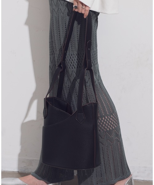 Aunt Marie's（アントマリーズ）の「AUNT MARIE'S 2WAYクロスショルダーバッグ（ショルダーバッグ・レディース・ホワイト/ブラック・FREE）」の12枚目の写真