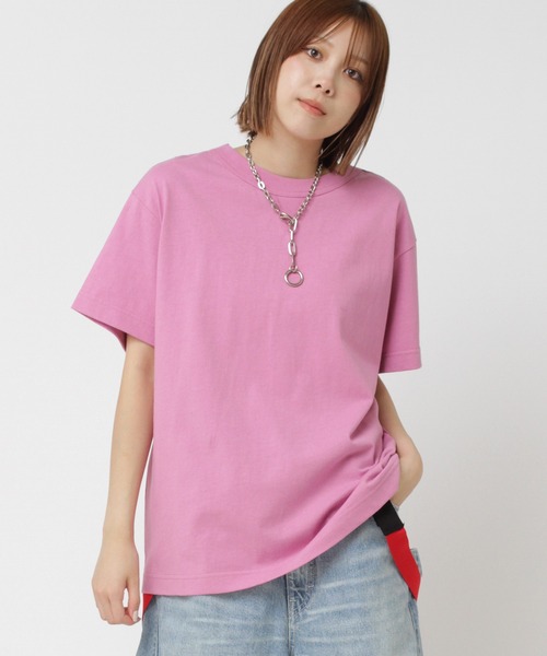 RNA(アールエヌエー)の「M1376 度詰天竺バックリボンTシャツ(Tシャツ/カットソー・レディース・ピンク/ブラック/ホワイト・MEDIUM)」の16枚目の写真