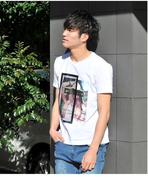 セクシなーガールズプリント モードの細身のｔシャツ Tシャツ カットソー Evolution エボリューション のファッション通販 Zozotown