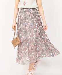 JETSET SOLO PLUS  | ペイズリープリーツスカート(スカート)