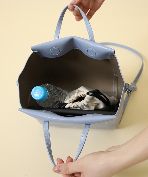 YAHKI（ヤーキ）の「【YAHKI(ヤーキ)】ショルダーミニトートバッグ　YH-317（ショルダーバッグ・レディース・ブラック/パープル/グリーン/サックスブルー・FREE）」の21枚目の写真