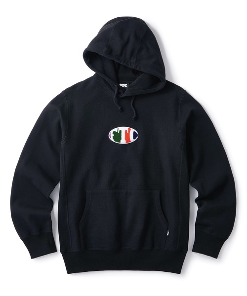 FTC（エフティーシー）の「CHENILLE OVAL LOGO PULLOVER HOODY