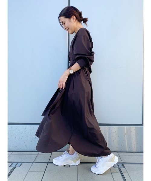 emmi atelier バブルスリーブワンピース emmi atelier バブルスリーブワンピース ワンピース