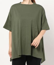 AMERICAN HOLIC | ラウンドヘムカットBIGチュニック　＊(Tシャツ/カットソー)
