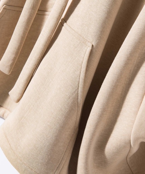 SAISON DE PAPILLON（セゾンドパピヨン）の「ニット地ジップパーカー（パーカー・レディース・ブラック/ベージュ/グレー・S/M/L）」の17枚目の写真